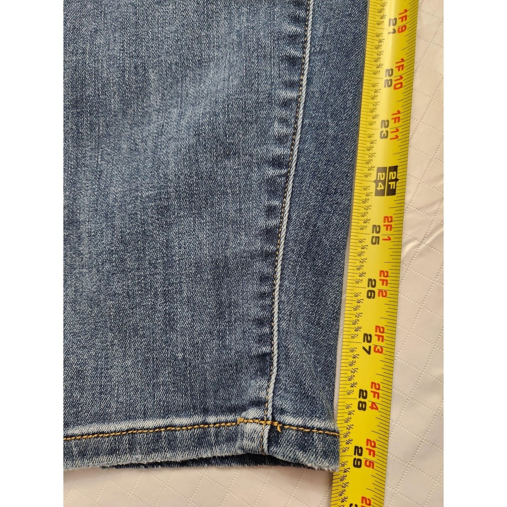 Judy Blue Jeans Womens 20W Blue Skinny Fit High Rise Stretch Medium Wash Denim - Picture 9 of 13